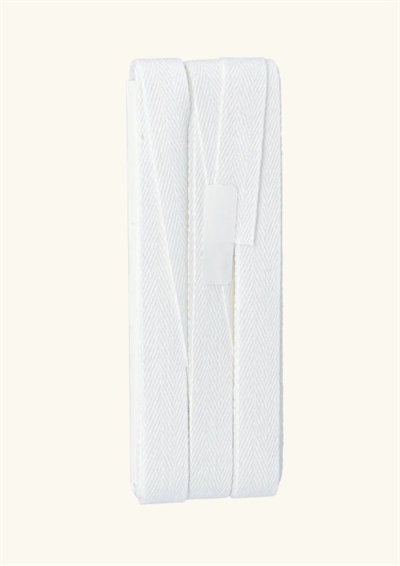 Bomuldsbånd sildebensmønster Ø13mm, 10 m